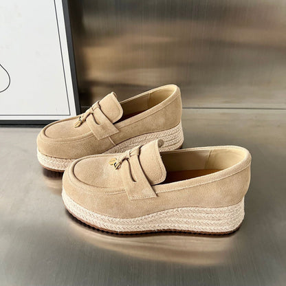 Damen Espadrilles Plateau Modisch Hochwertig - BerlinGlamour