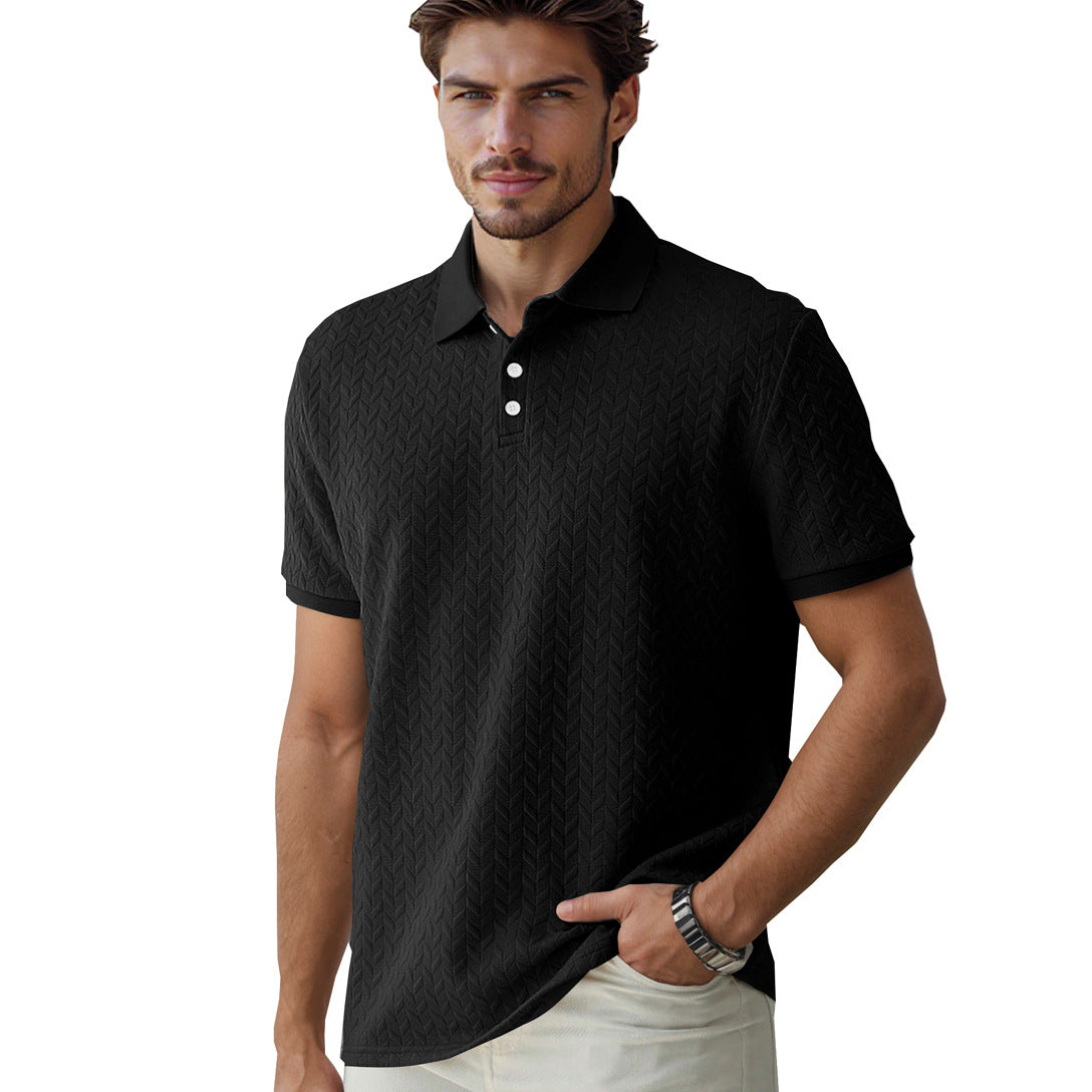 Herren Poloshirt Modern Strukturiert Baumwolle Berlin
