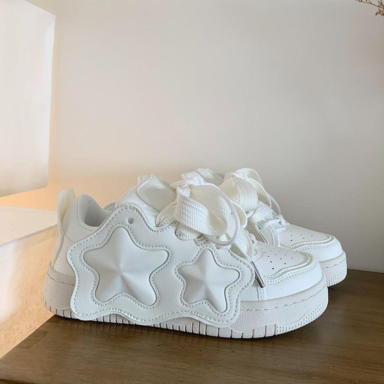 Damen Sneaker Sternenmuster Komfort Schuhe