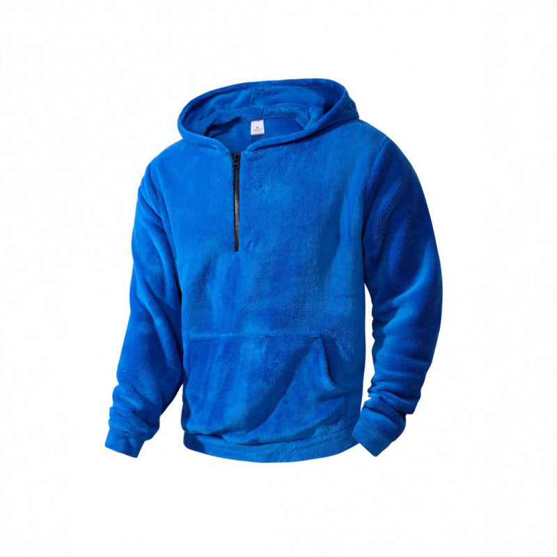 Herren Fleece Pullover Kapuzenpullover Langarm Warm
