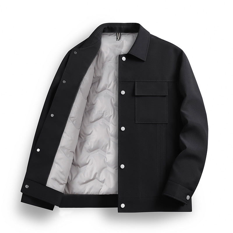 Herren Overshirt Jacke Modern mit Taschen Praktisch