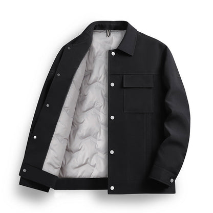 Herren Overshirt Jacke Modern mit Taschen Praktisch
