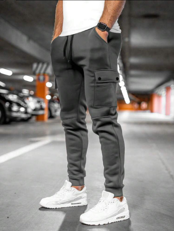 Herren Cargo-Jogginghose Funktionshose Mit Taschen Bequem