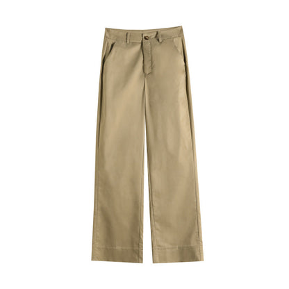 Damen Hose High Waist Elegant Schmal