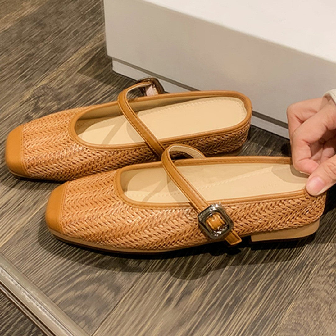 Damen Ballerinas Elegante Riemchen Schuhe Modern - BerlinGlamour