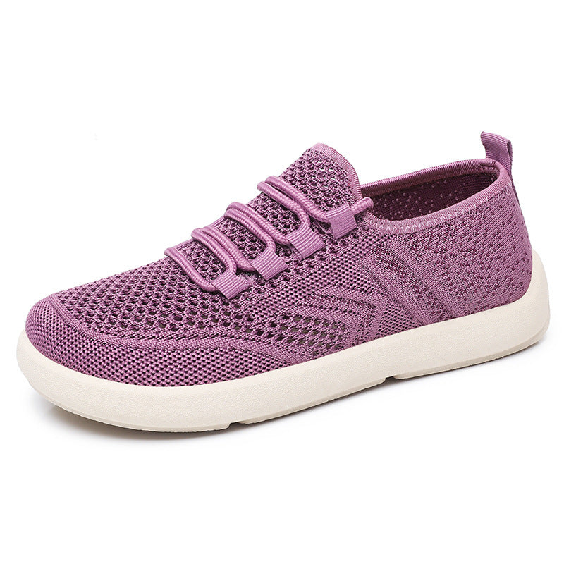 Damen Sneaker Atmungsaktiv Elastisch Komfortschuh