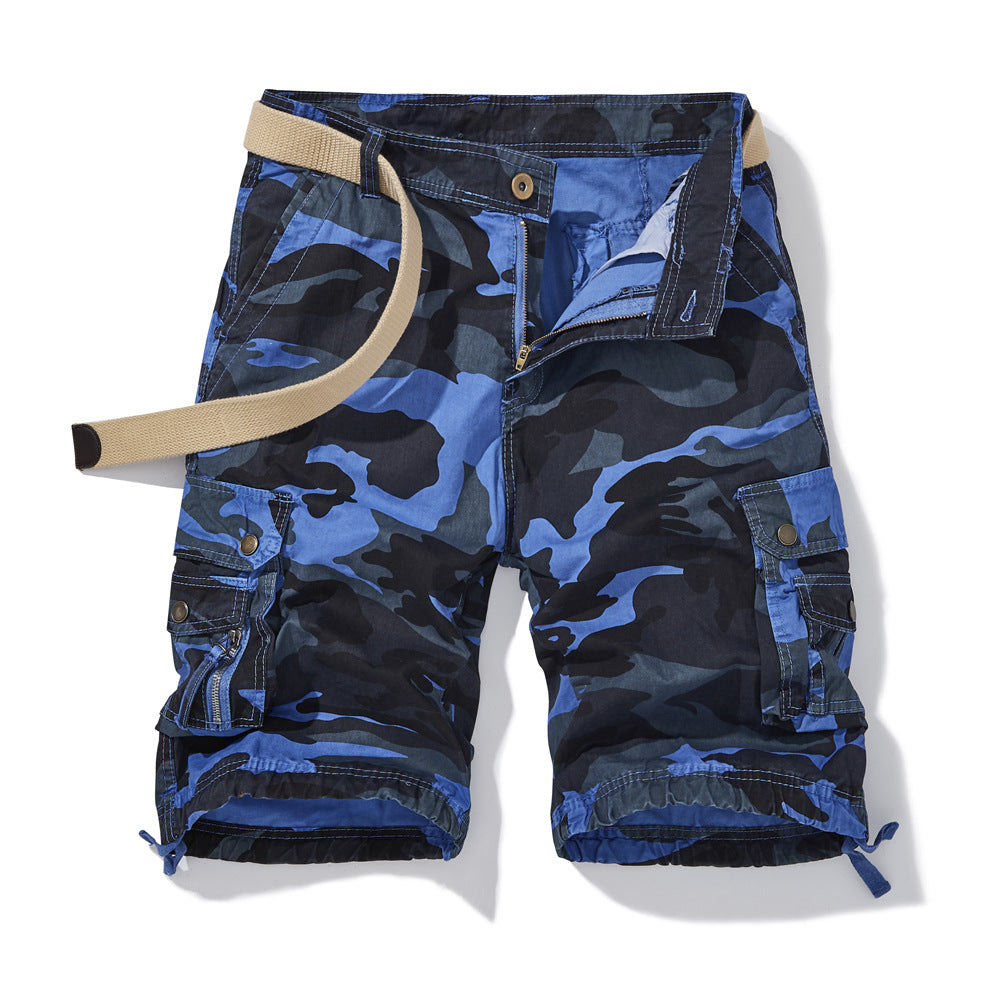 Herren Cargo Shorts Vieltaschen verstellbar Gr. 28-38