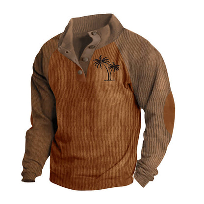 Herren Pullover Lässig Stehkragen Modern