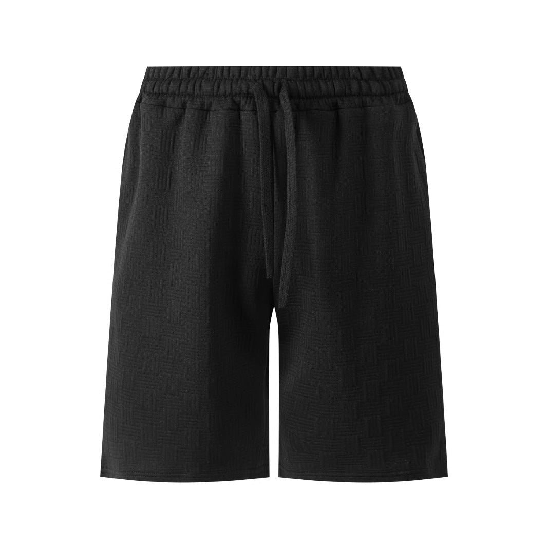 Herren Shorts Elastischer Bund Mit Kordelzug Sportlich