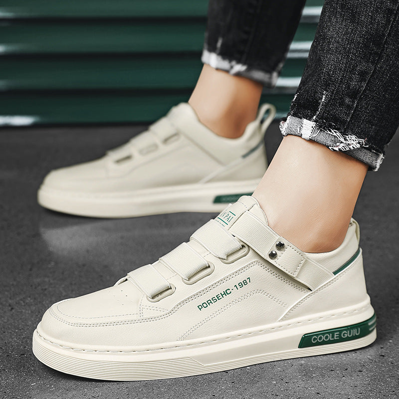 Damen Sneaker Weich Bequem Klettverschluss