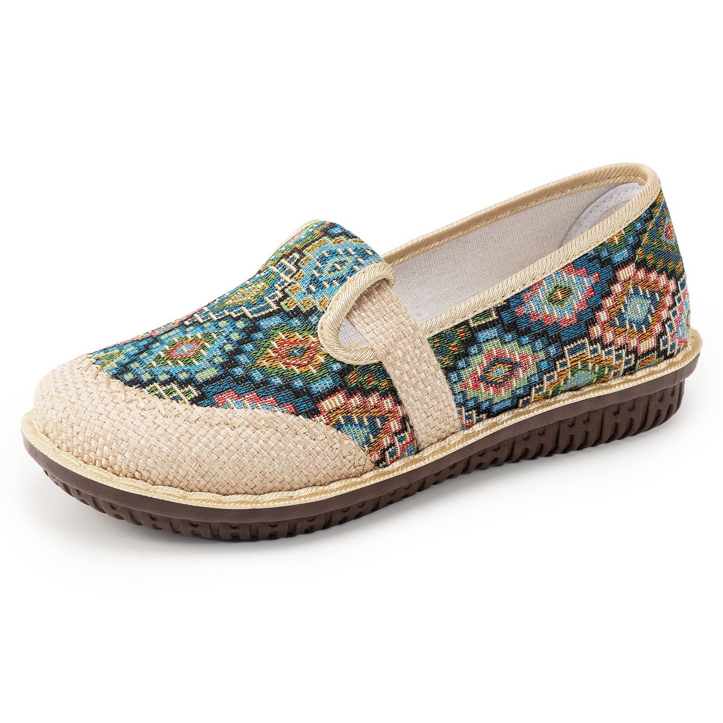 Damen Clogs Bequem Bunt Gemütlich