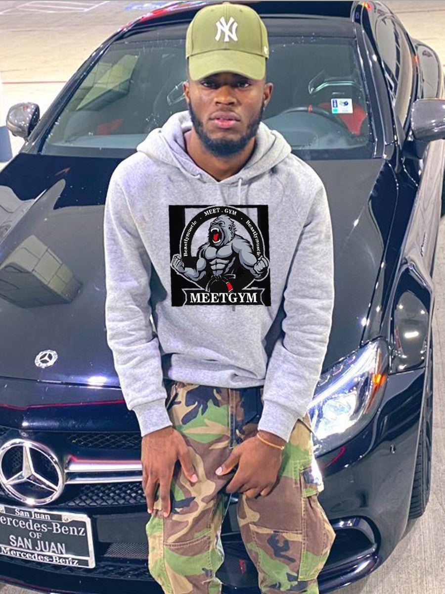 Herren Sweatshirt Gorilla Design Streetwear Style