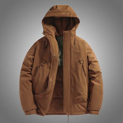 Herren Funktionsjacke Wasserdicht mit Kapuze Isolierung