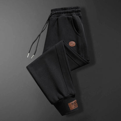 Bequeme Herren Sweatpants mit Verstellbund und Taschen Sportlich