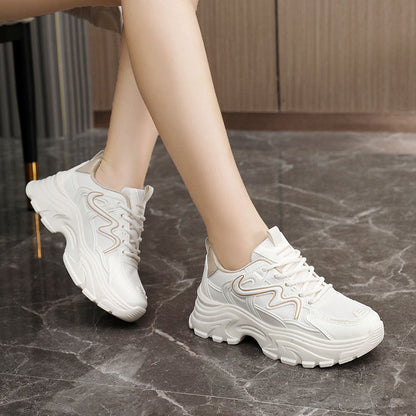 Damen Sneaker Chunky atmungsaktiv Komfort Laufschuhe