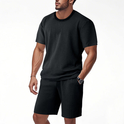 Herren Sport-Set Atmungsaktiv Strukturiert Modern