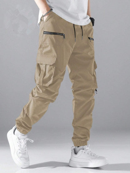 Herren Cargo-Jogginghose Mit Taschen Modern Sportlich - BerlinGlamour