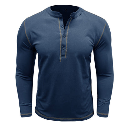 Herren Langarmshirt Atmungsaktiv Elegantes Design
