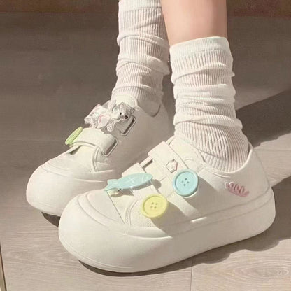 Damen Plateau-Slipper Modisch Verspielt mit Dekoration