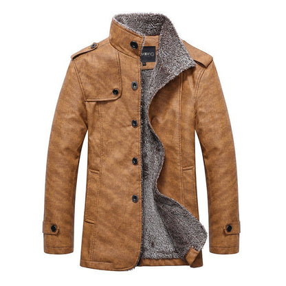 Herren Winterjacke Modern mit Weichem Innenfutter