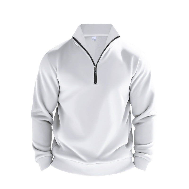 Herren Sweatpullover Atmungsaktiv mit Reißverschluss Sportlich