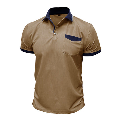 Herren Polo-Shirt Denim-Style Modern Slimfit - BerlinGlamour