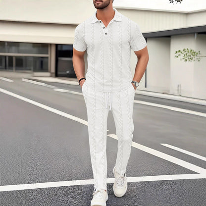 Herren Freizeitanzug Bequem Jogginghose Sportlich Modern - BerlinGlamour