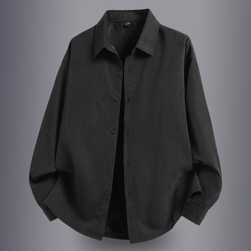 Herren Overshirt Leicht Baumwolle Bequem Schnitt