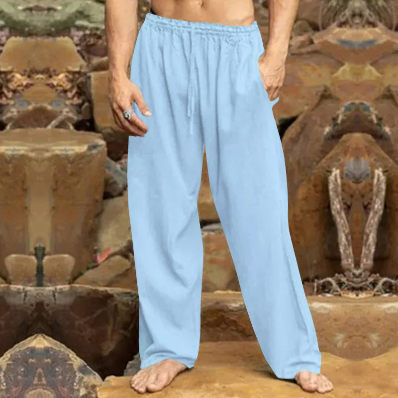 Bequeme Herrenhose Freizeithose Elastischer Bund