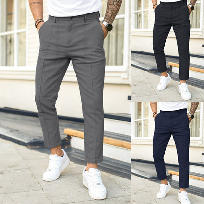 Herren Anzughose Slim Fit Elastisch Elegant - BerlinGlamour