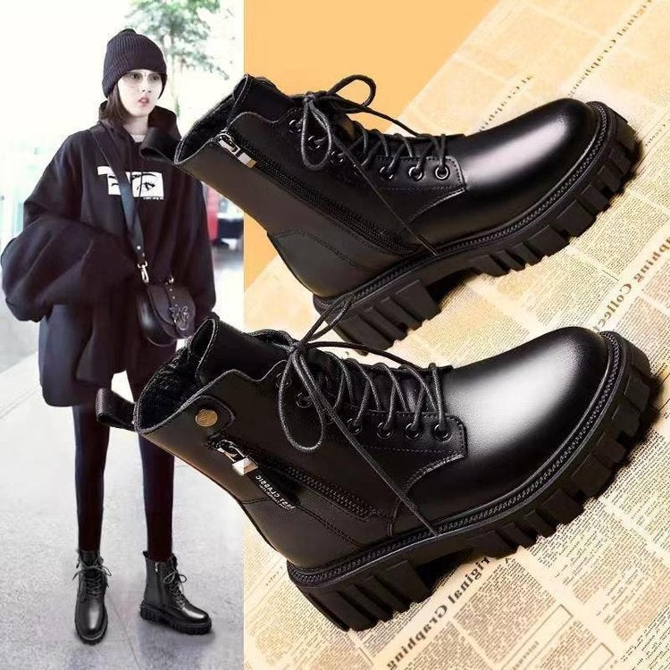 Damen Schnürstiefel Nachhaltig Robust Winterstiefel - BerlinGlamour