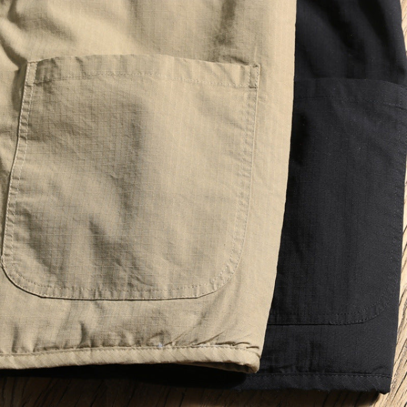 Herren Steppjacke Warm mit Kragen und Weichem Innenfutter