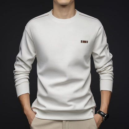 Herren Pullover Eleganter Rundhals aus Feinmerino