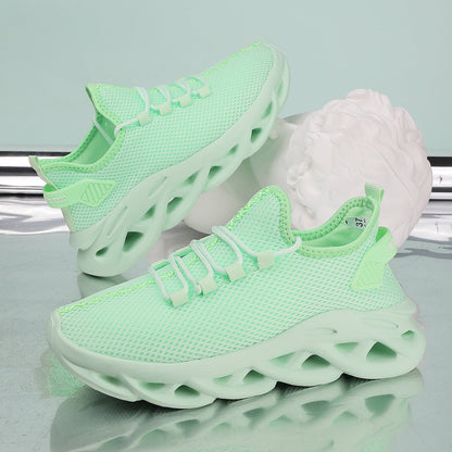 Damen Sneaker Atmungsaktiv Komfortabel Laufschuhe mit Dämpfung