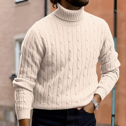 Herren Rollkragenpullover Feinestrumpf Modern Eleganz - BerlinGlamour