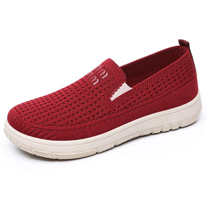 Damen Sneaker Bequem Atmungsaktiv Komfort Schuhe Sportlich