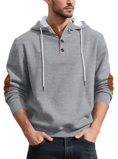 Herren Kapuzenpullover Modern Strukturiert Trendig