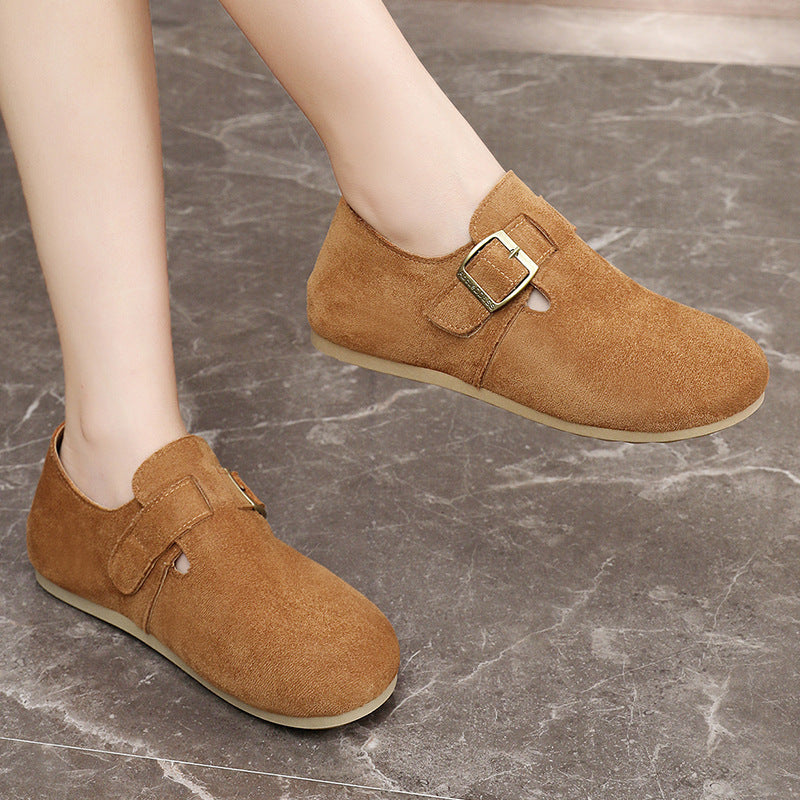 Damen Clogs Bequem Schnallenverschluss Rutschfest