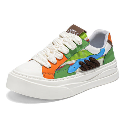 Damen Sneaker Bunt Komfortabel Mit Weichem Innenfutter