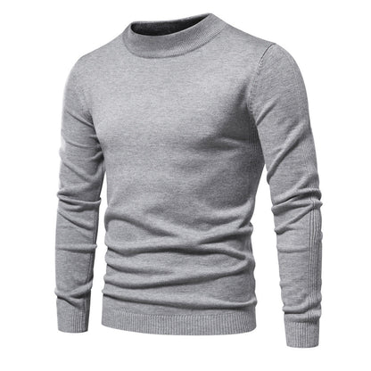 Herren Rollkragenpullover Weich Strick Material Rippstruktur - BerlinGlamour