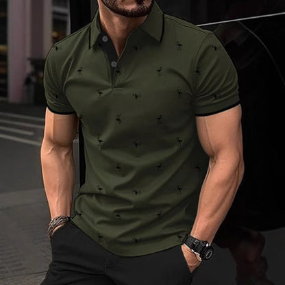 Herren Polo-Shirt Bedruckt Modern Berlin Style