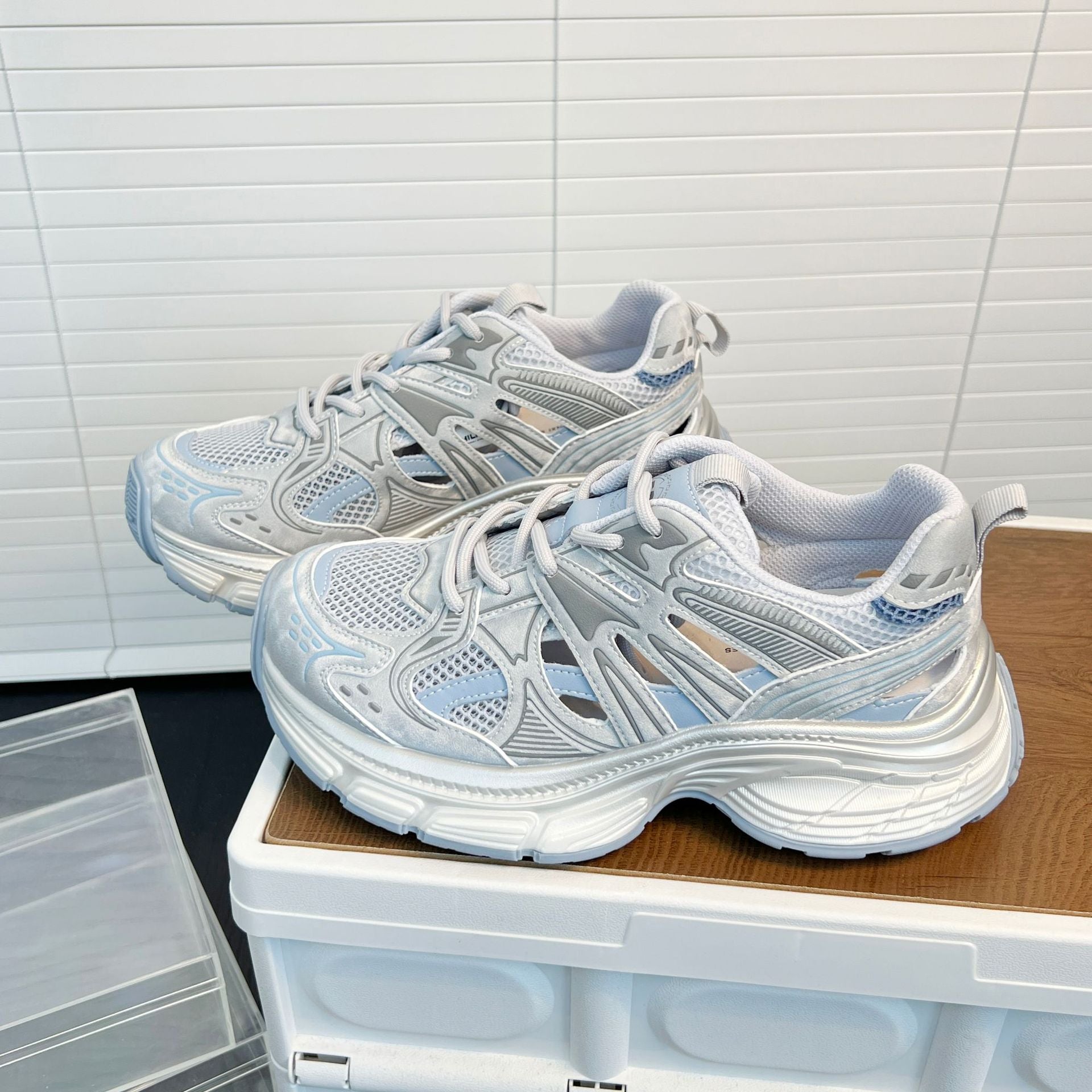 Damen Sneaker Komfortabel Luftpolstersystem Moderne Schuhe - BerlinGlamour
