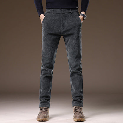 Herren Freizeithose Gefüttert Klassisch Bequem