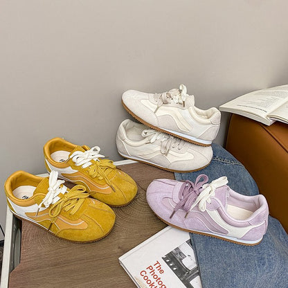 Damen Sneaker Sportlich Mit Struktur Obermaterial Rutschfest