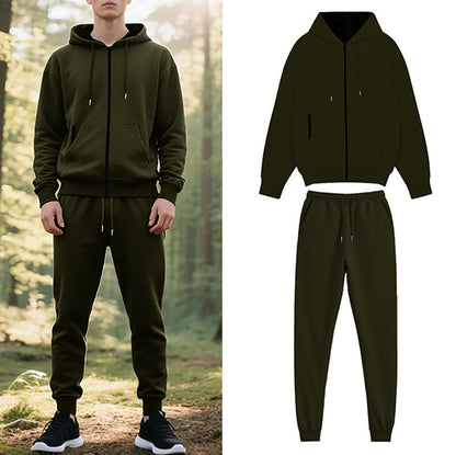 Sportliche Herren Jogginghose Hoodie Set Komfortabel