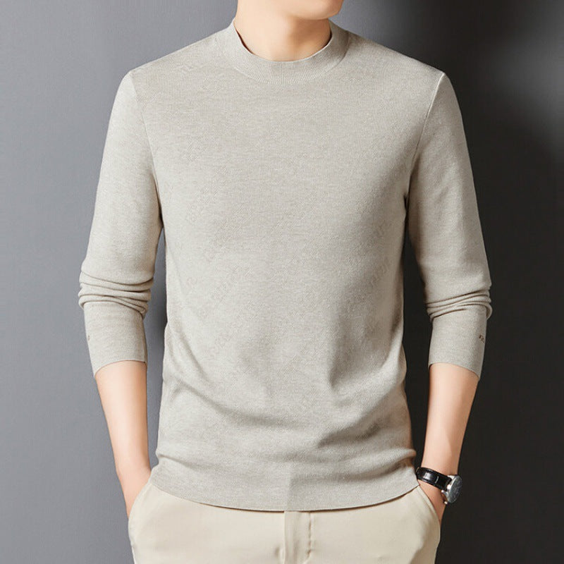 Herren Pullover Rundhals Eleganter Baumwolle Qualität