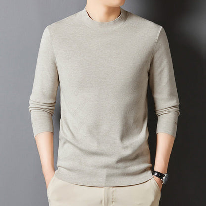 Herren Pullover Rundhals Eleganter Baumwolle Qualität