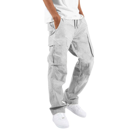 Herren Cargo-Hose Modern mit Seitentaschen Stretch