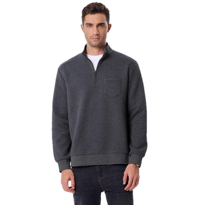 Herren Pullover Stepp mit V-Ausschnitt Modern