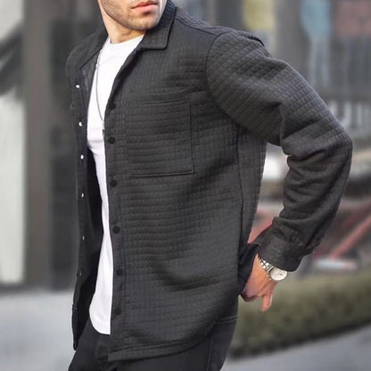 Herren Strickjacke Strukturiert Praktisch Mit Taschen